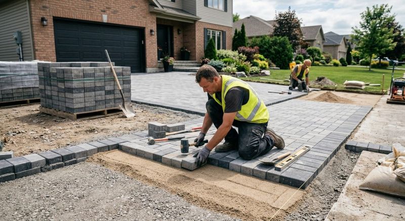 Garden Pavers Installation in Boston, MA